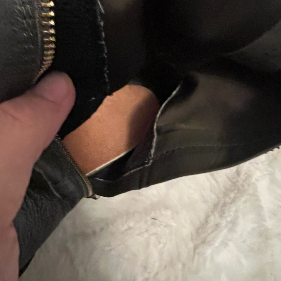 Olive STEVE MADDEN Leather Knee High Biker Boots Sz 6 PRISTINE!✨👢 - Picture 6 of 7